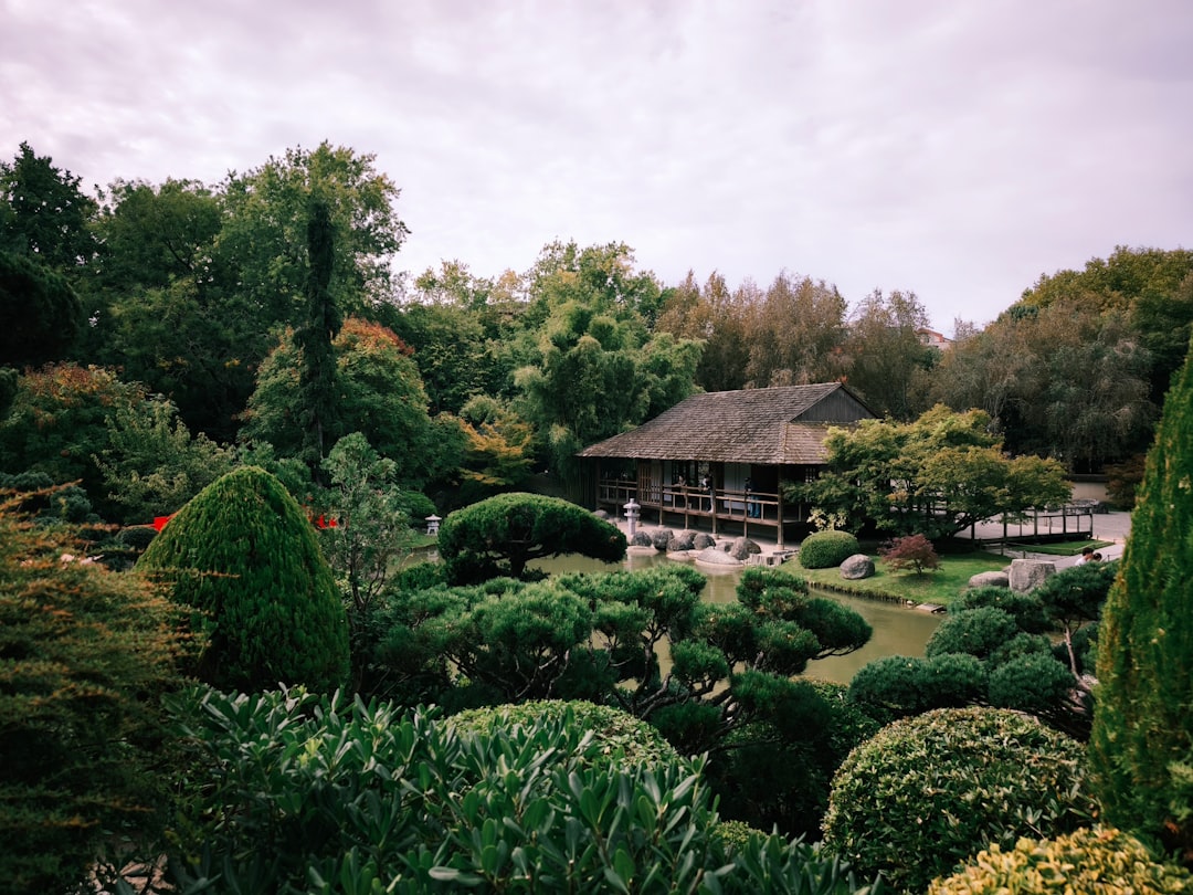 Japanese garden in Toulouse.