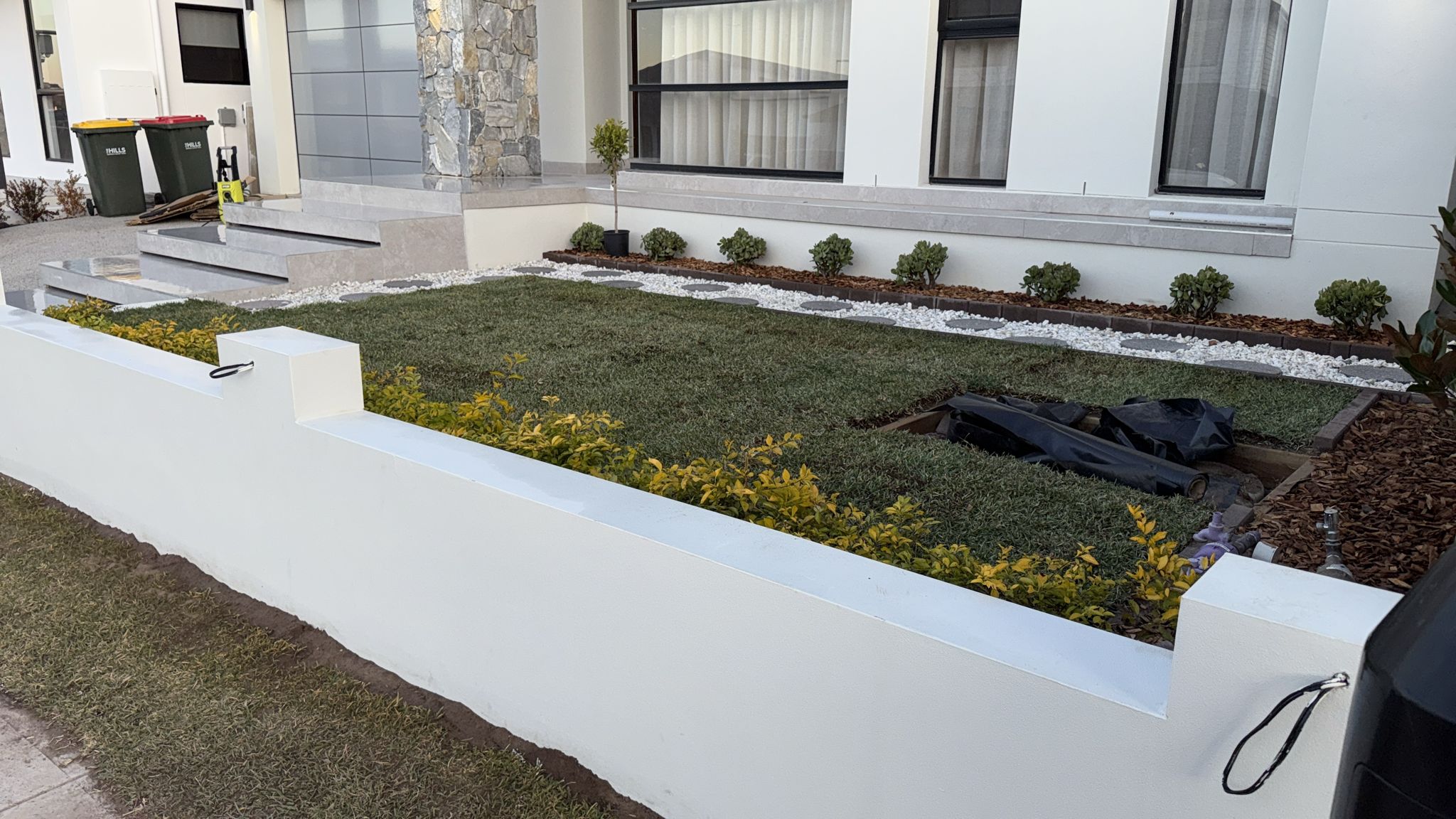 Landscaping detail work