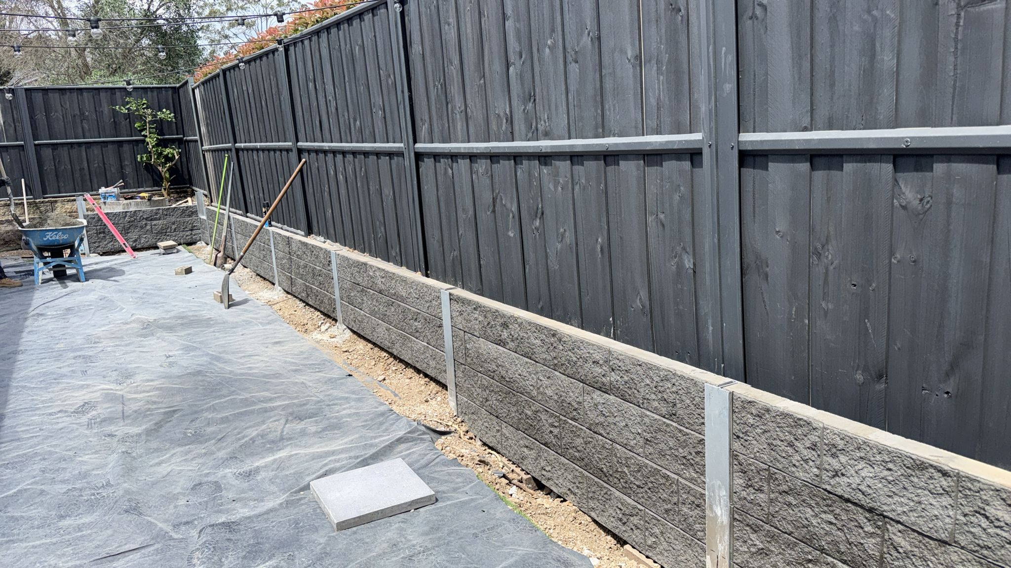 Professional paving base preparation